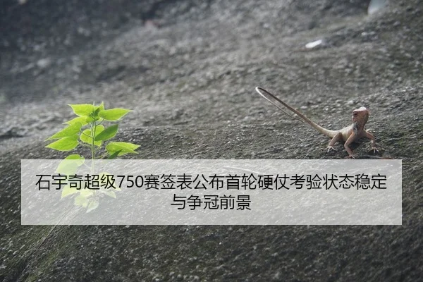 石宇奇超级750赛签表公布首轮硬仗考验状态稳定与争冠前景